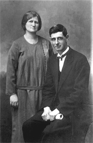 Sarah Basan with her Husband Percy Child